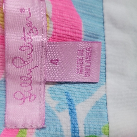 Lilly Pulitzer Colorful Floral Mini Skort 4 - Picture 3 of 3